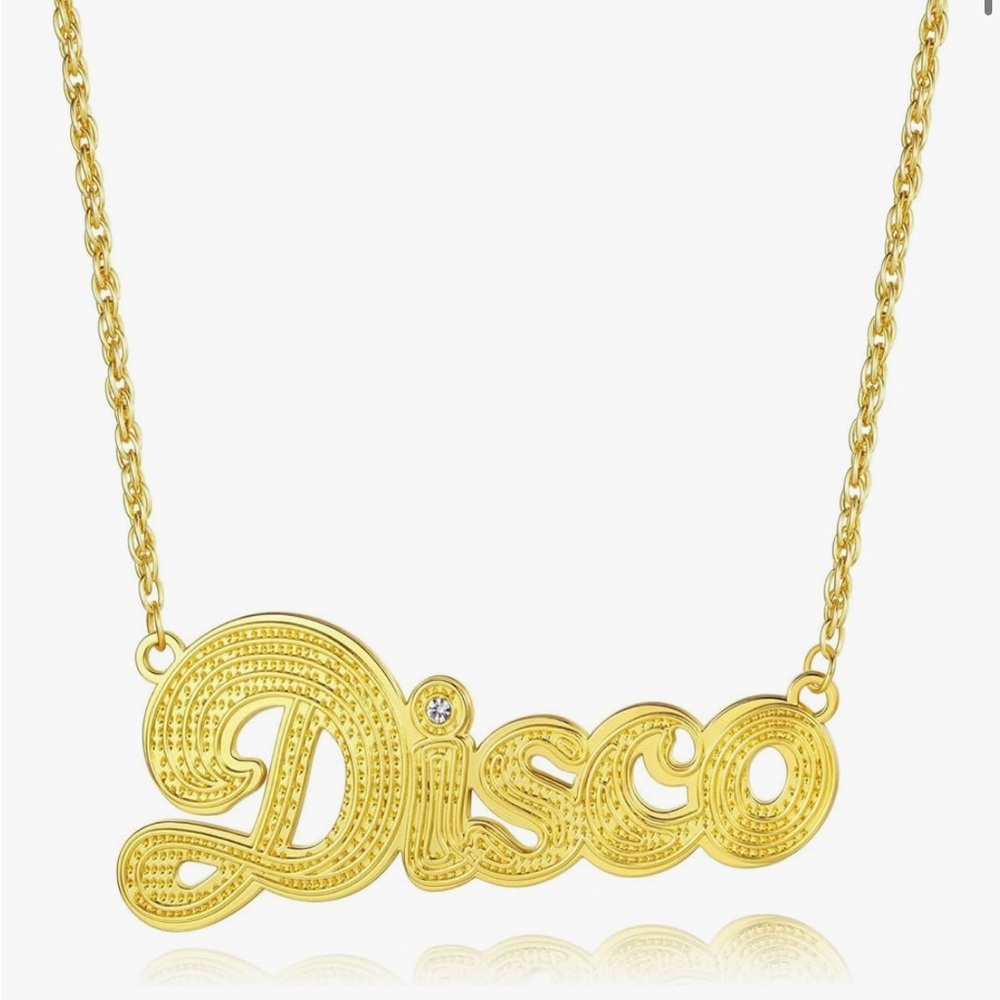 Gold 'Disco' Necklace